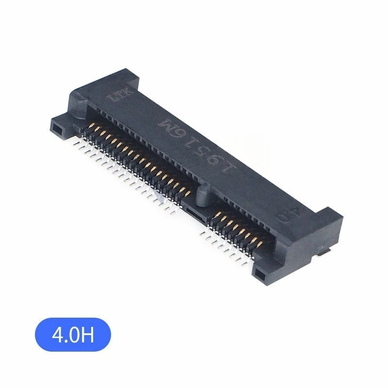 2PCS MINI PCIE 52Pin Laptop Network Card Slot Mini 52P 4.0/5.2/5.7/8/9.0H