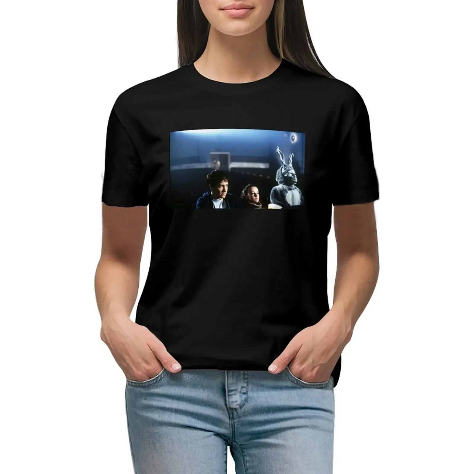 DONNIE DARKO T-Shirt cute clothes shirts graphic tees heavyweights t-shirts for Women cotton