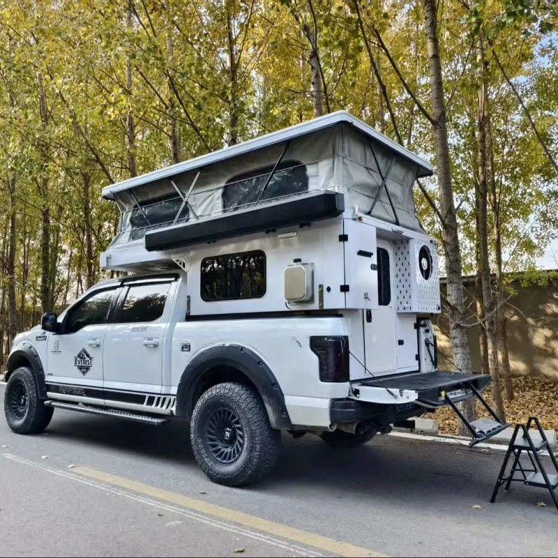 4-Passenger Light Pickup Camper Trailer Slide-On Design Meets Australian Road Standards