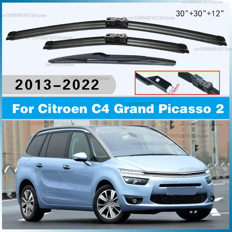 

Windscreen Window Car Accessories 30"30"12" For Citroen C4 Grand Picasso 2 2013 - 2022 Wiper Front Rear Wiper Blades Windshield