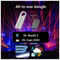 DL-Capt 2024 DL-Beyds5.5 can be connected with genuine FB3 and FB4 that is permanently valid Dongle software USB