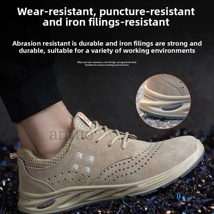 أحذية أمان رجالية معزولة 6kV قبعات صلبة لأصبع القدم الرائحة الوقاية مكافحة تحطيم ثقب واقية الرجال سلامة التنس الصلب تو