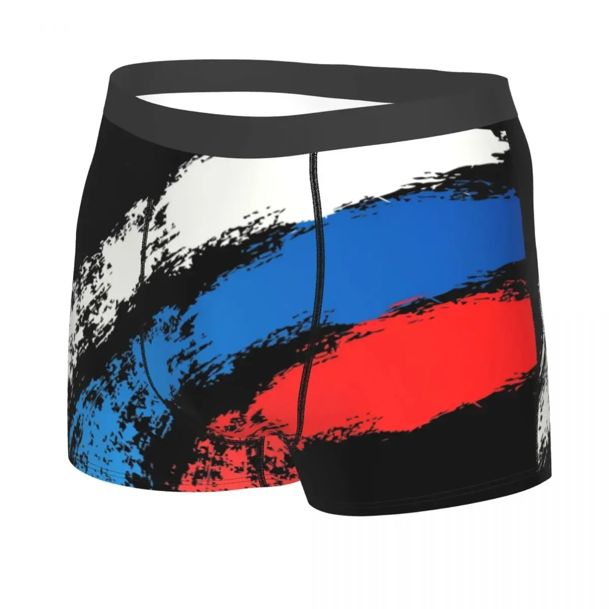 Russia Flag Russian Pride Underwear Male Sexy Print Customized Boxer Briefs Shorts Panties Breathbale Underpants