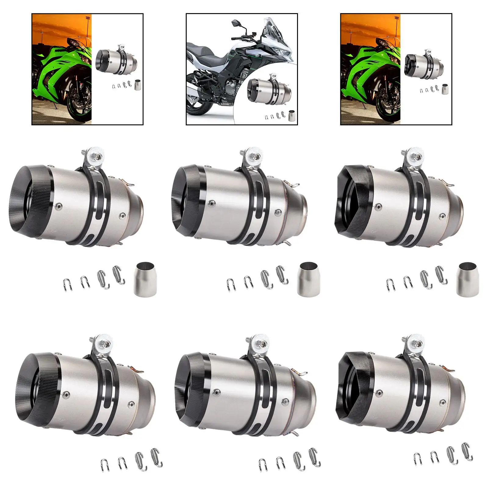 

Exhaust Pipe Replace Parts DIY Modified Professional for Kawasaki ZX6R