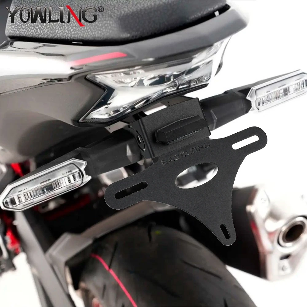 R9 MT 09 Motorcycle License Plate Holder Tail Light Bracket Fender Eliminator For Yamaha YZF R9 MT-09 SP MT09 SP 2024 2025 2026