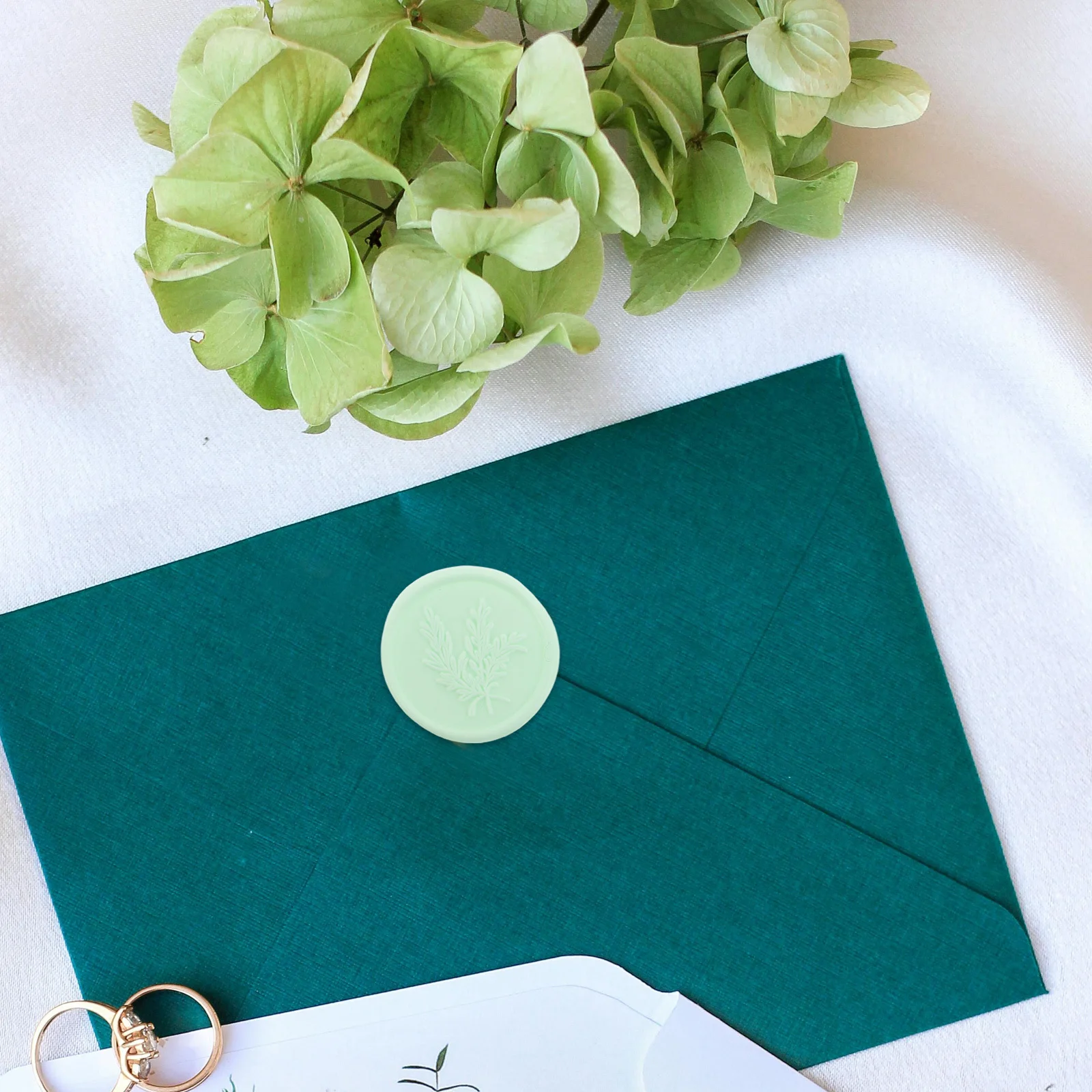 

25Pcs Wax Seal Stickers Fire Seal Stamp Sticker Self-Adhesive Decorative Elegant Green Scrapbook Wax Seals Wedding Invitations