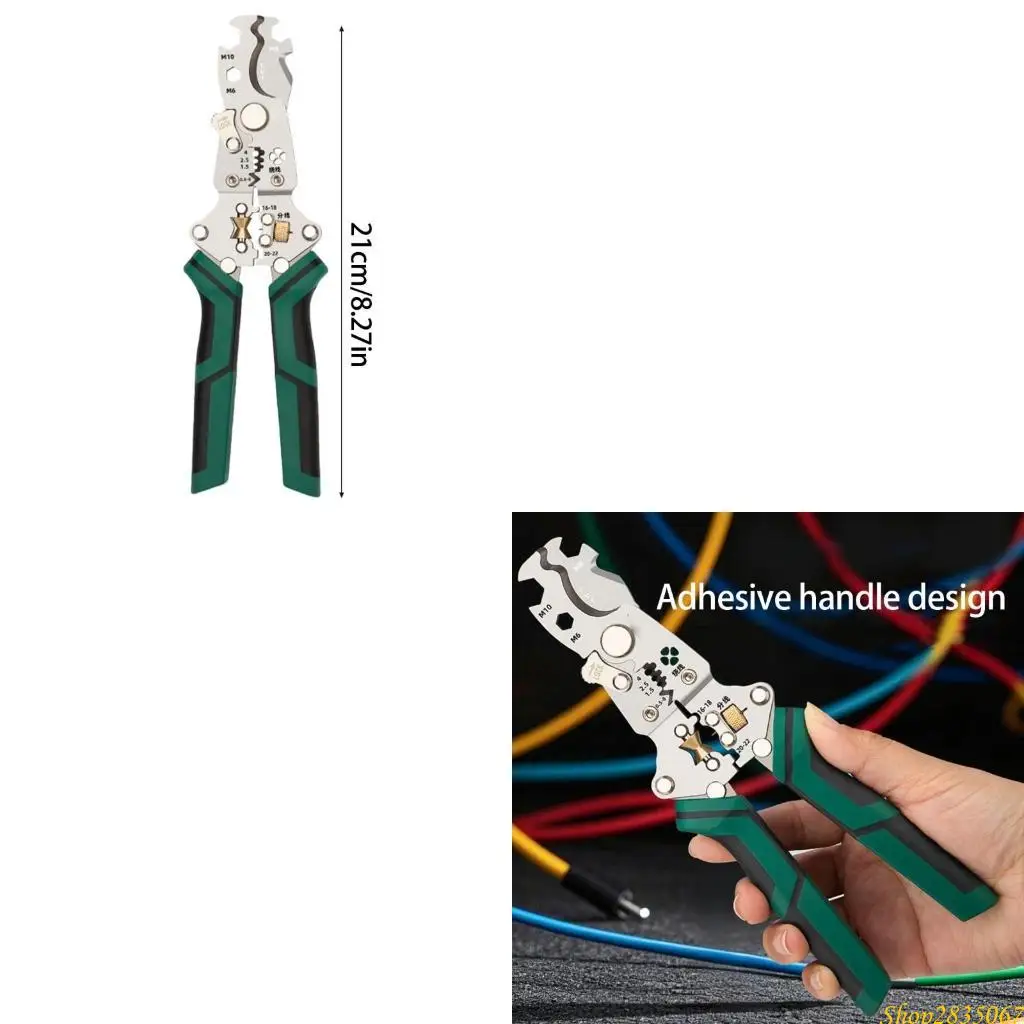 

Multifunctional Folding Cable Pliers for Efficient Wire Stripping & Cutting 831F