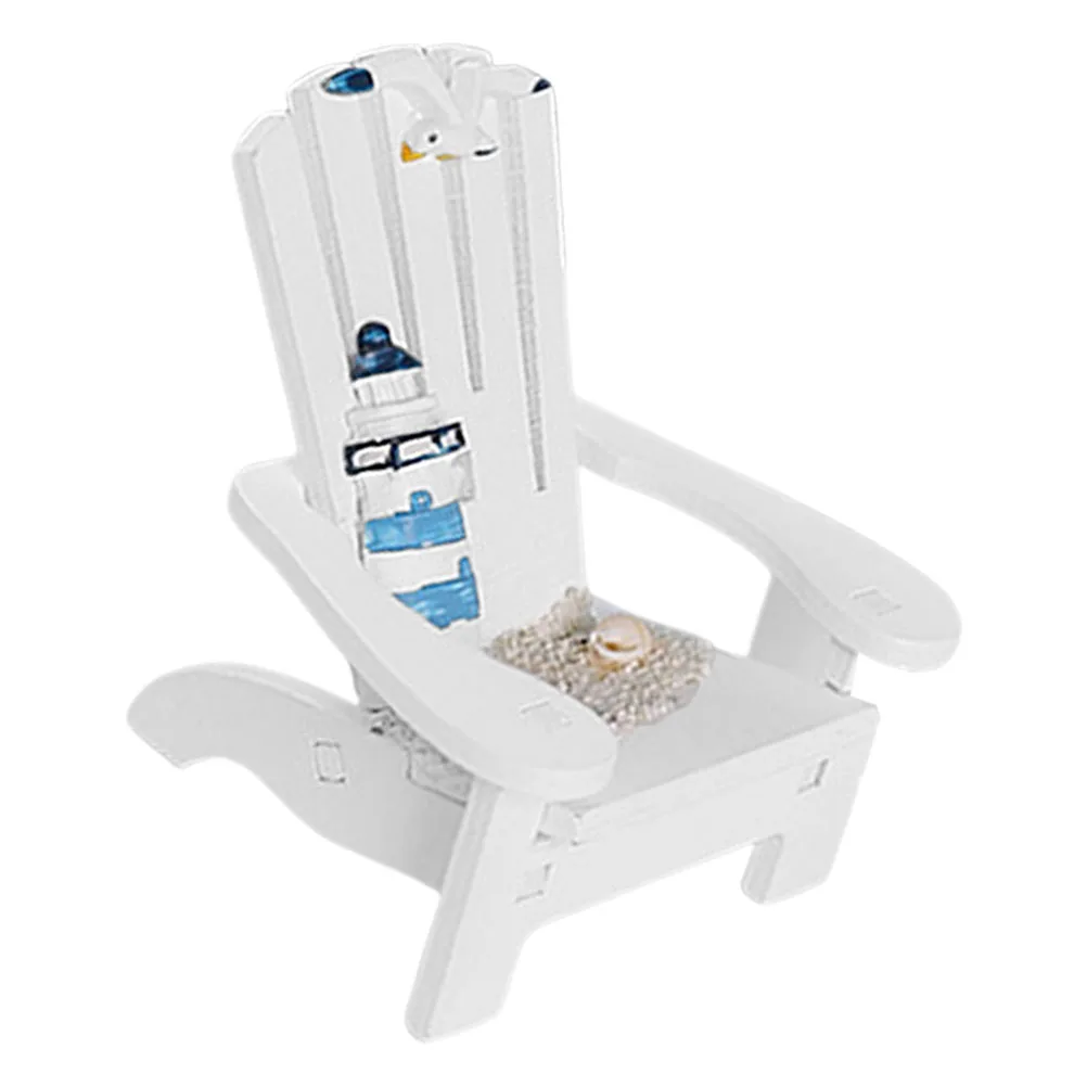 

Beach Sand Decoration for Miniature Chairs Mini House Ocean Theme Bedroom Mini House Ornament Accessories