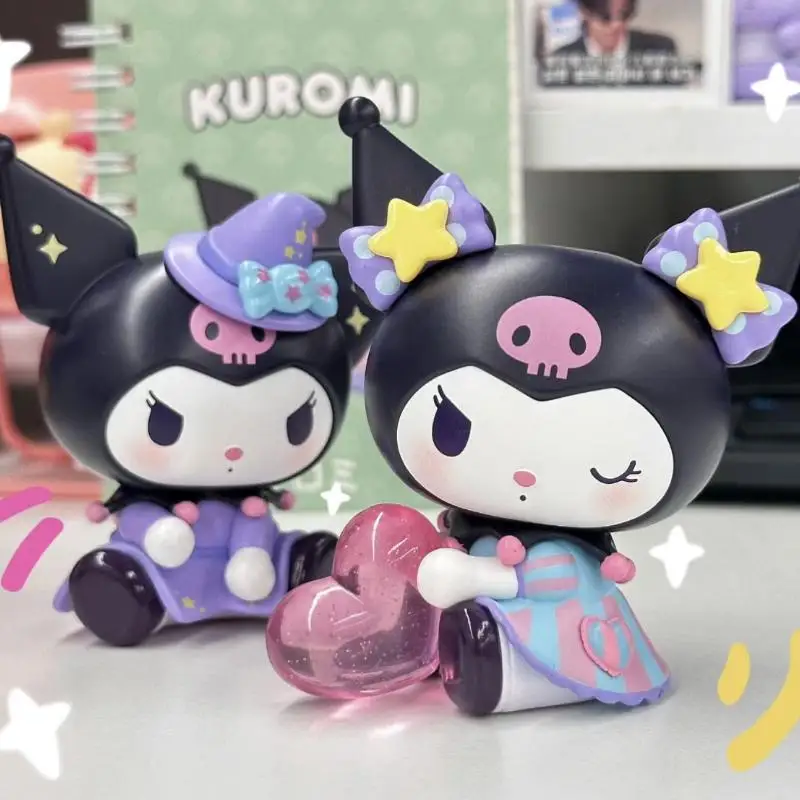 Sanrio Kuromi Blind Box Süßes oder Saures ohne Zucker Anime Überraschung sbox mysteriöse Vermutung Puppen tasche Kawaii Figur Spielzeug