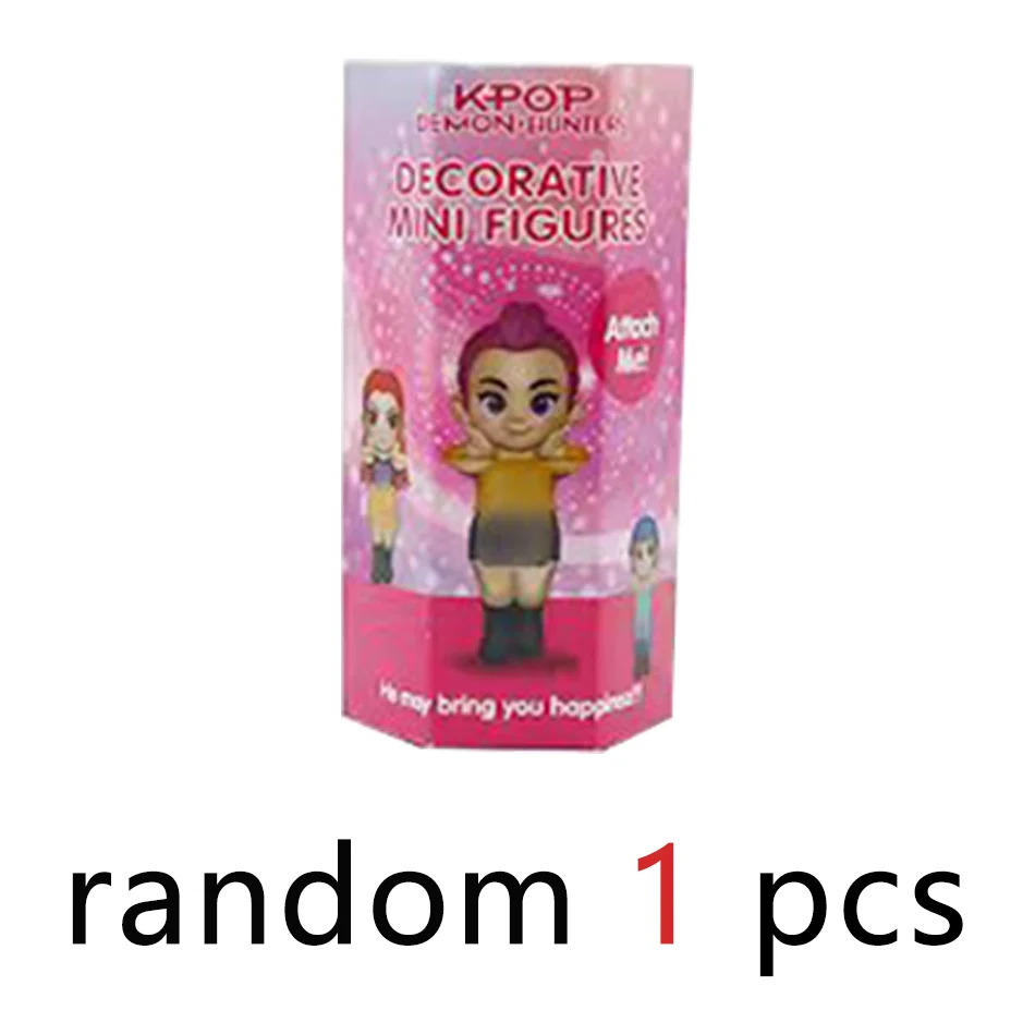 Kpop chasseurs de démons boîte aveugle décoration de voiture écran d'ordinateur de bureau cupidon main mode jouer poupée jouets cadeau d'anniversaire....