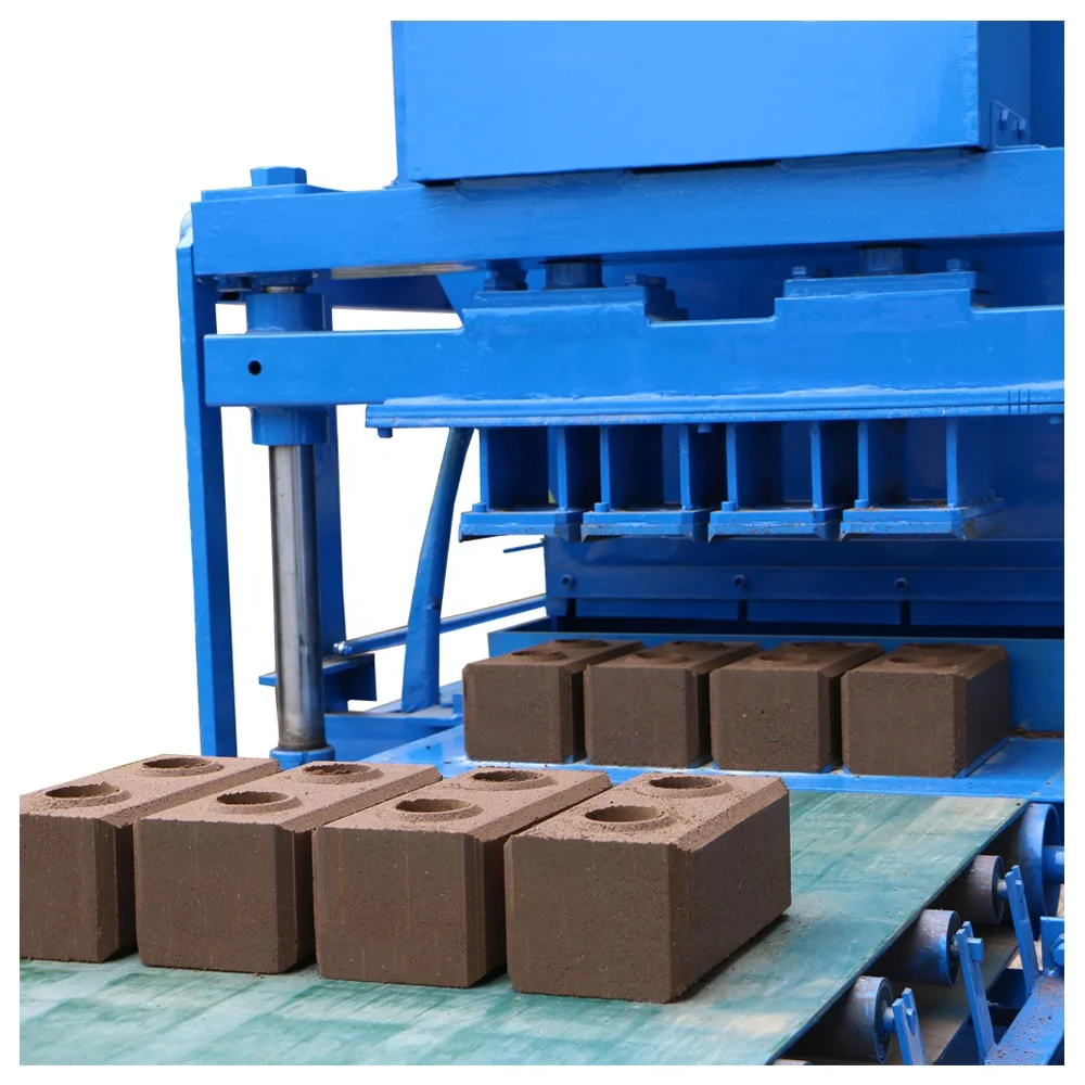 YG4-10 PLC Control Clay Brick Maker High Pressure Compressed Soil Interlocking Block Machine