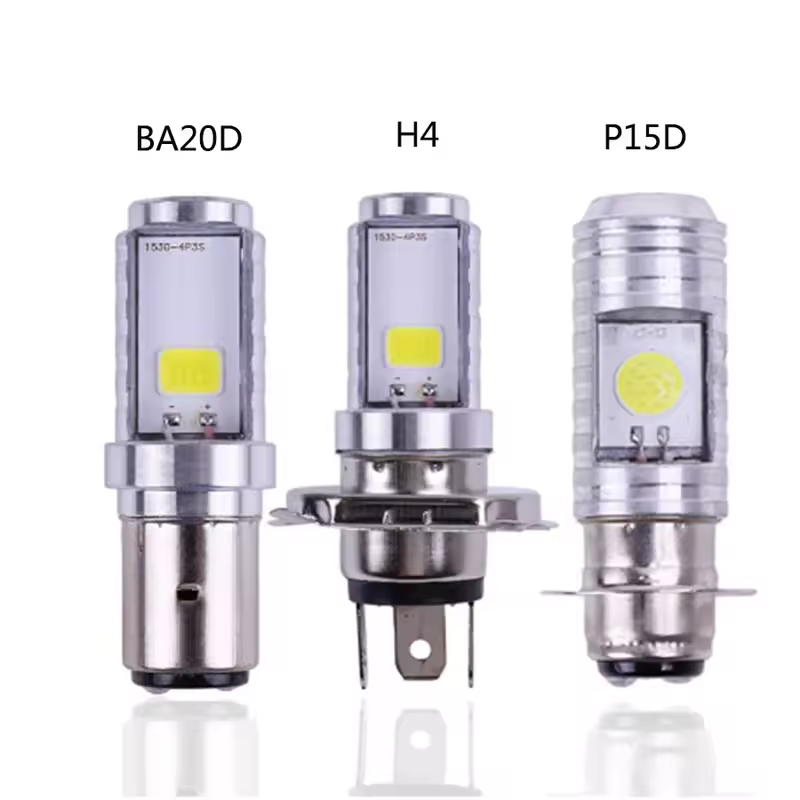 H4/P15D/BA20D 36W LED 2COB motorcycle headlight bulb 1400LM 6000K Hi/LO beam light - Image 7