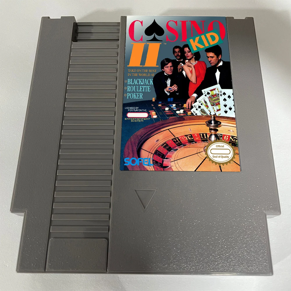 Juego Clásico de Casino para niños, cartucho de juego de 8 bits, 72 pines, para NES, consola Retro