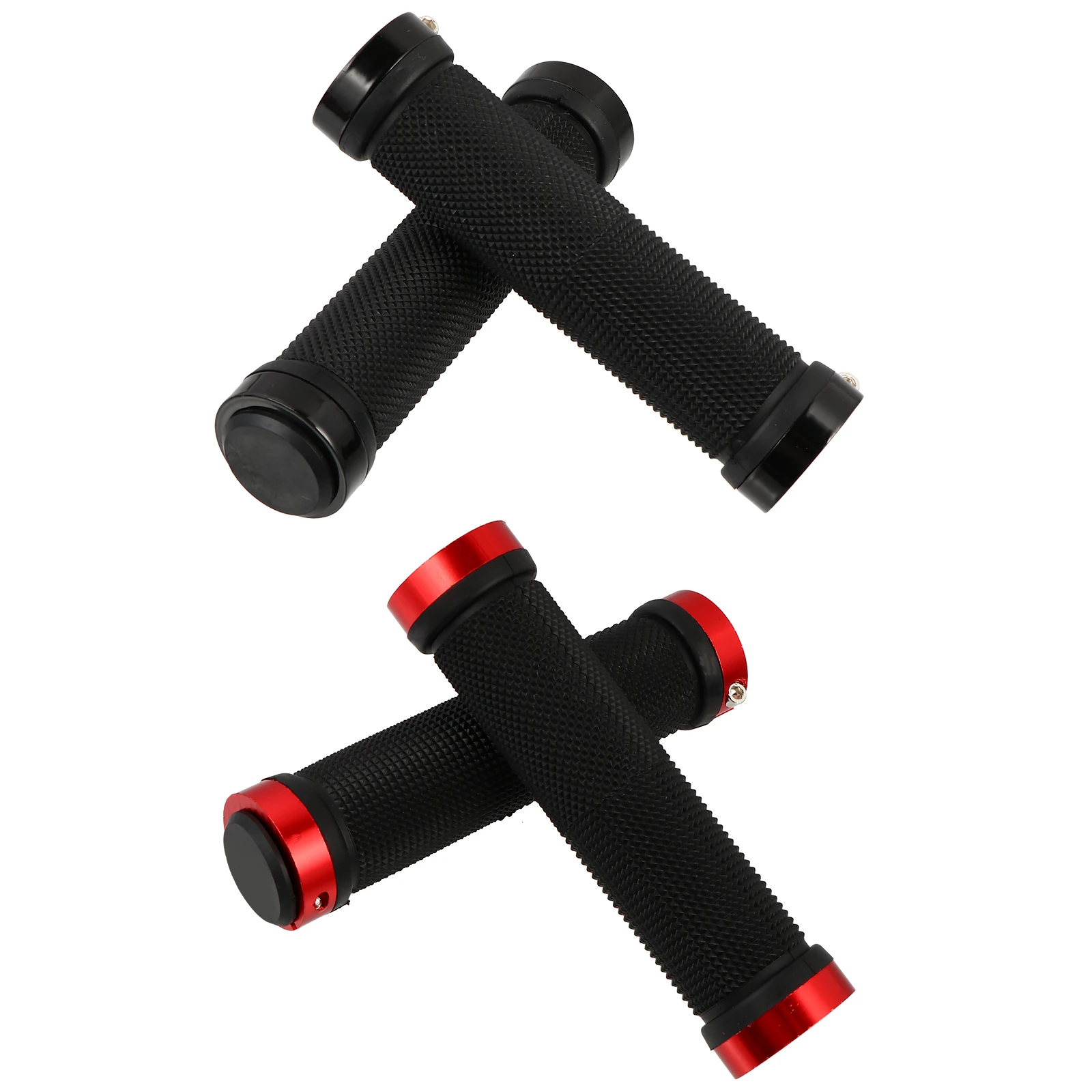 

4pcs Non-slip Handle Gloves Rubber Metal Durable Bike Grips Protective Covers Stylish Cycling Accessories for Bicycle Light