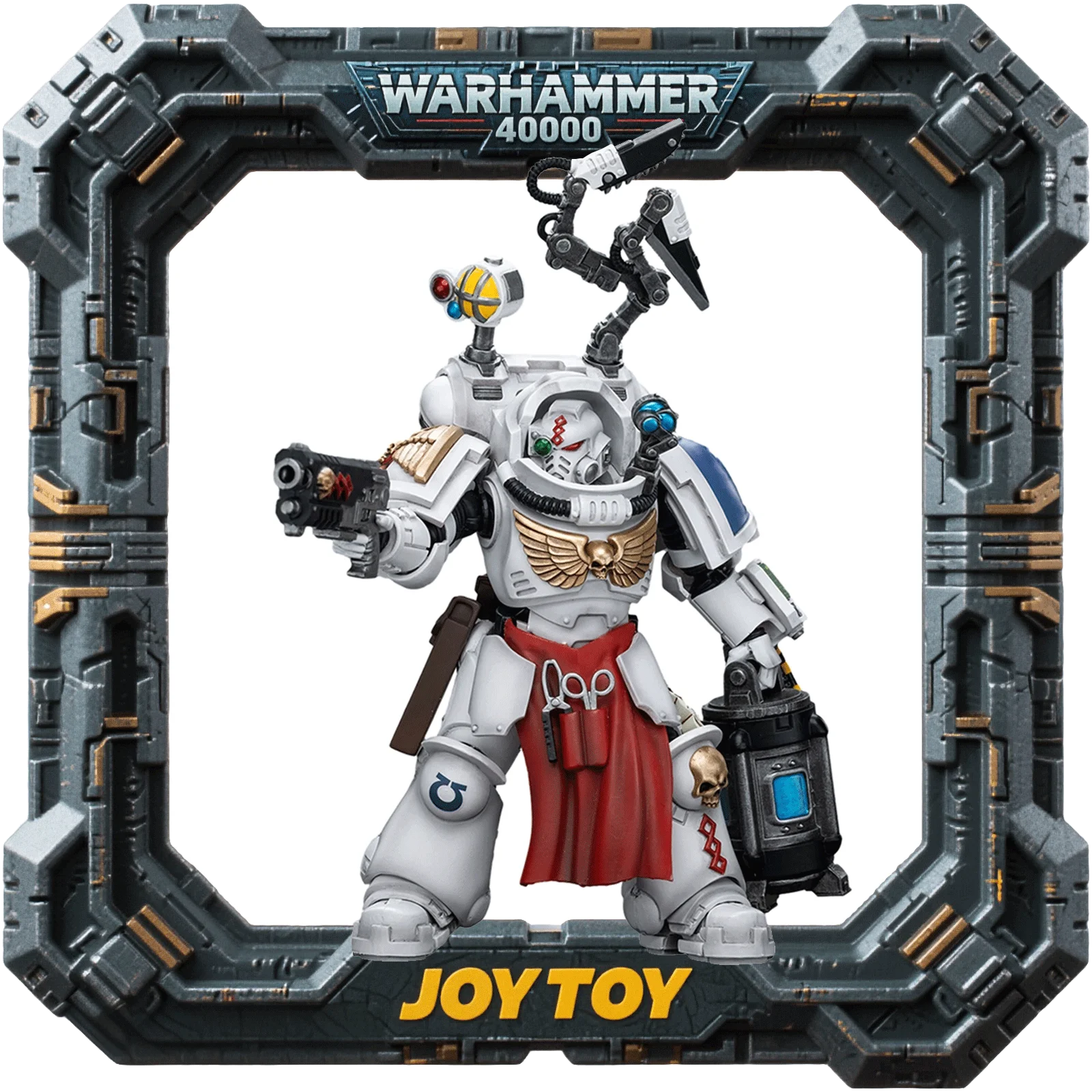 

JOYTOY Warhammer 40000 1/18 Action JT7219 Uitramarines Apothecary Biologis