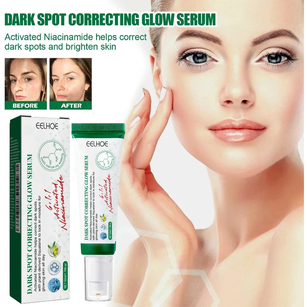Brightening Essence Fades Spots and Moisturizes Facial Skin, Moisturizes and Brightens Daily Skincare and Beauty Essence