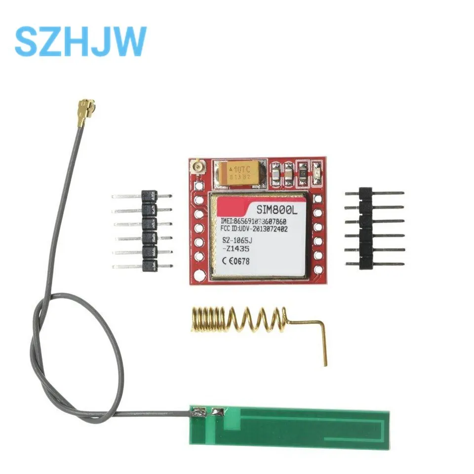 SIM800L GPRS GSM Module Micro SIM Card Core Quad-band TTL Serial Port Antenna PCB Wireless WIFI Board For Smart Phone