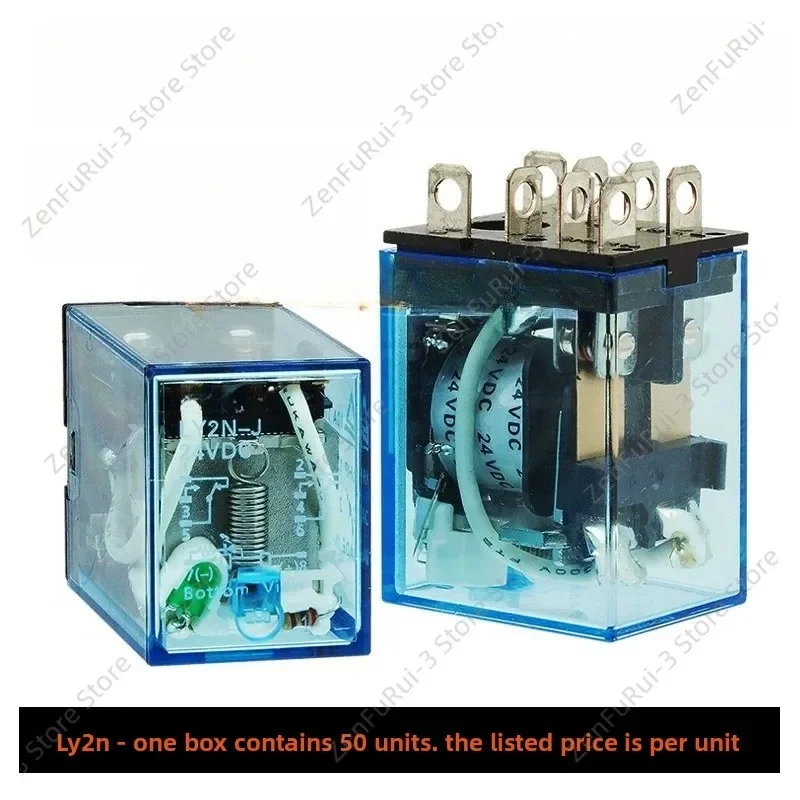 LY2N J LY2NJ D2 LY4N J Mini Electromagnetic Relay DC24V AC220V For Industrial Control Equipment