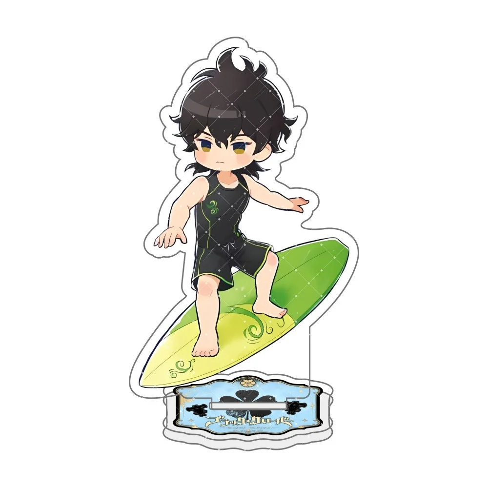 Black Clover 10CM Asta Yuno Grinberryall Noelle Silva Acrylic Stand keychain Desk atmosphere decoration for Fans gift Anime view 6