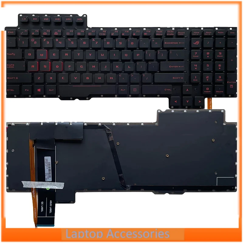 Teclado retroiluminado G752 US para ASUS ROG G752V G752VL G752VM G752VS G752VT G752VY V153062AS1-US 0KN0-SI1US11