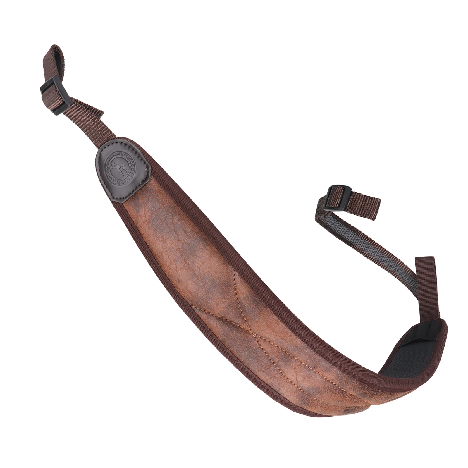 Tourbon Schießgewehr Sling Schrotflinten Schultergurt Pistole Tragegurt rutschfest 62-97CM verstellbar Neopren Jagd Braun – Detail 16