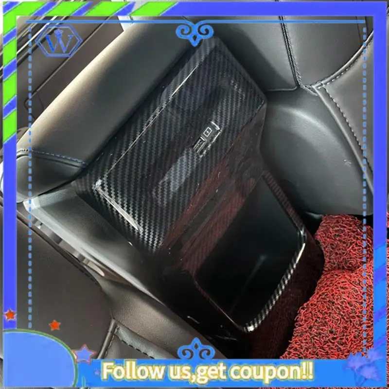 

M46K-1 Piece Car Rear Air Outlet Cover Trim Anti Kick Panel Sticker Accessories Interior Accessories For MG 4 MG4 EV Mulan 2023