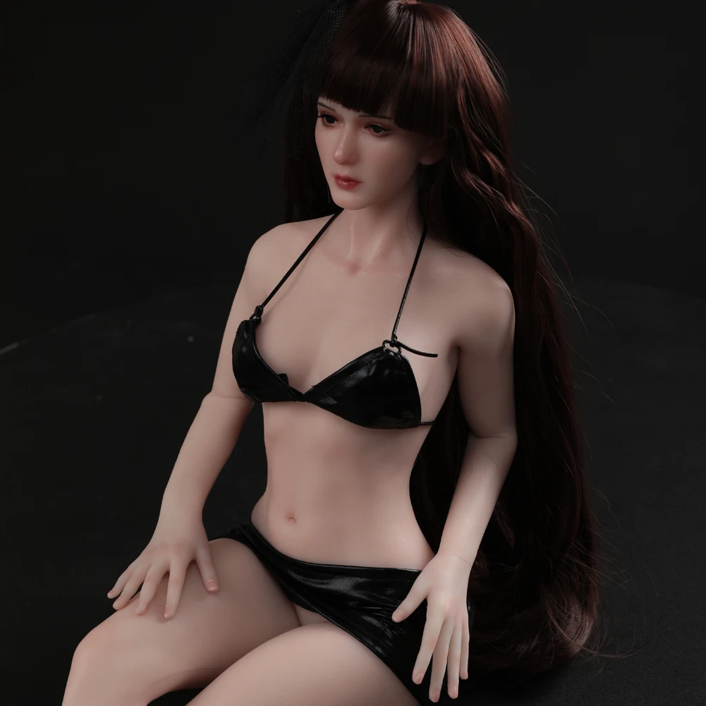60cm Human Shape Silicone Doll Makeup Finished Painted Silicone Toy Anime Handmade Doll Mini Doll Silicone Real-life Figure