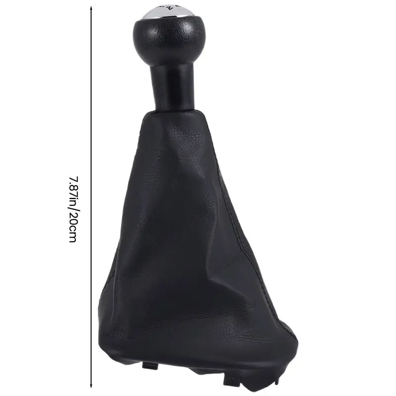 【Top Sale !!】5 Speed Gear Shift Stick Leather Gaitor Gaiter Knob For 207 307 CC 308
