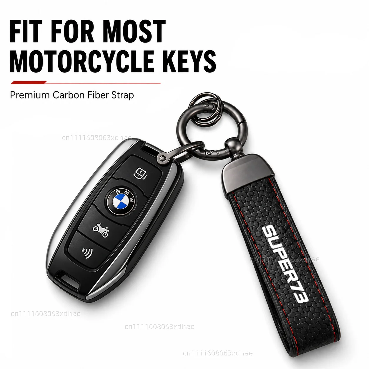 High-Grade Leather Motorcycle Keychain Holder Keyring Accessories For Super 73-S1 73-S2 73-Z1 73-ZX 73-RX view 5