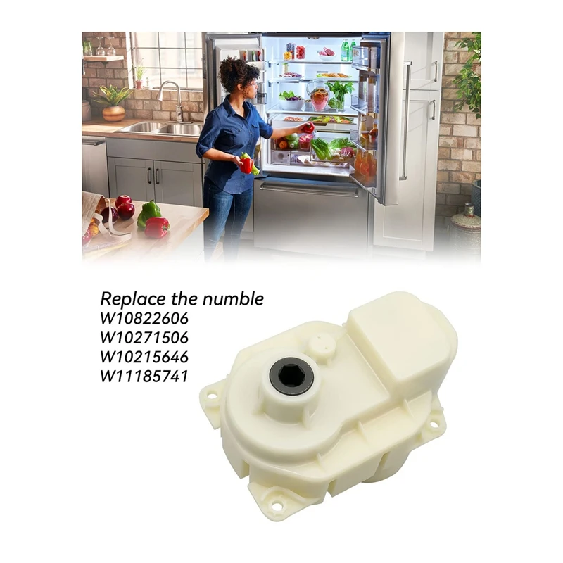 W10822606 Auger Motor Replace For Kenmore Whirlpool 7MF2976 106454 106460 MCD2358 MFT2574 Fridge Ice Crusher Motor