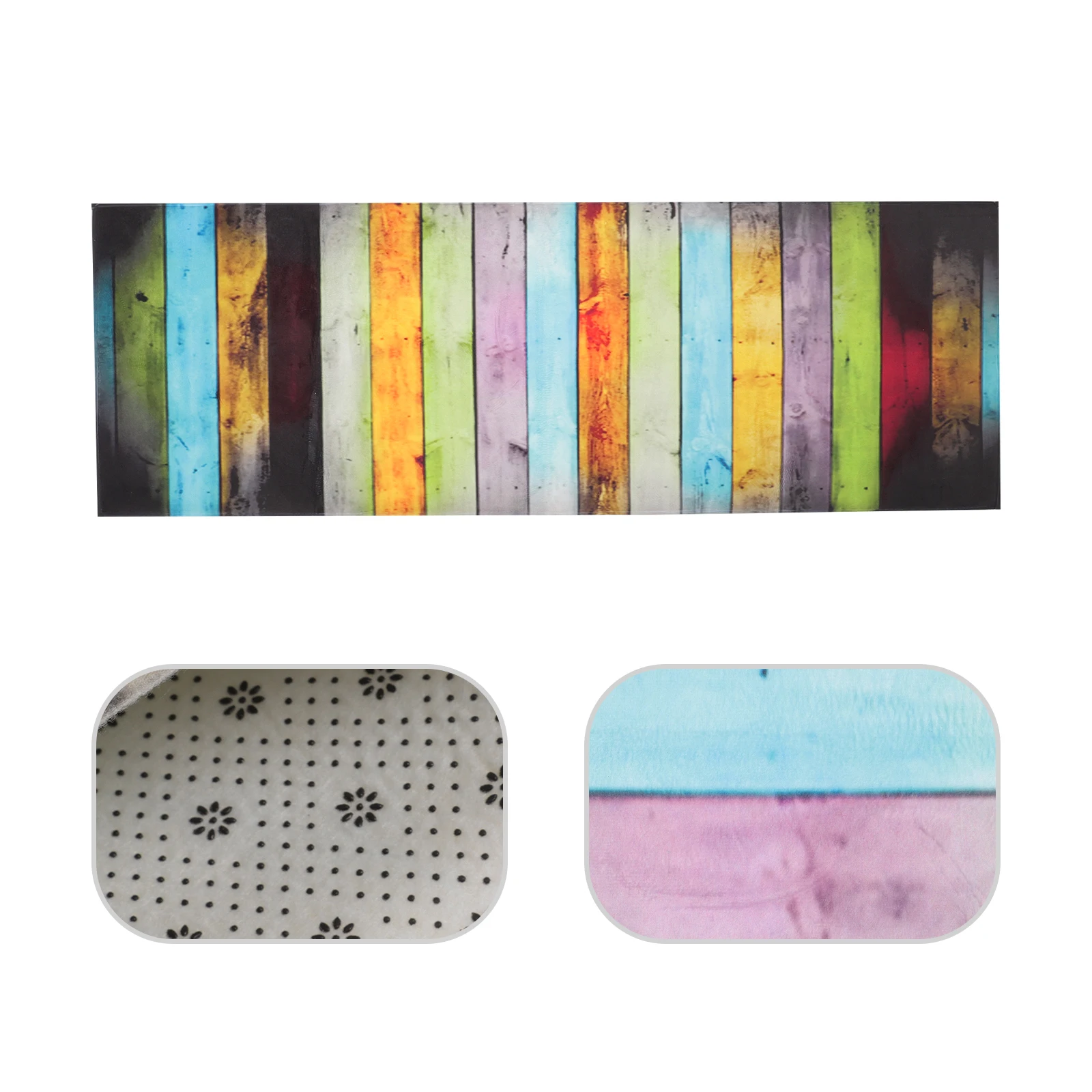 

Non Mat Front Welcome Bath Floor Mat For Bathroom Kitchen Living Room Skid Proof Natural Rubber Bottom 60X180Cm Large