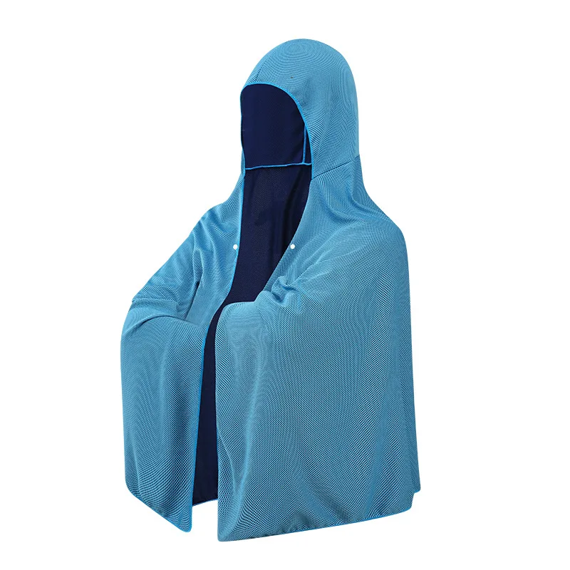 Groot strandlaken met capuchon sneldrogend uv-bescherming cape_voghion.com