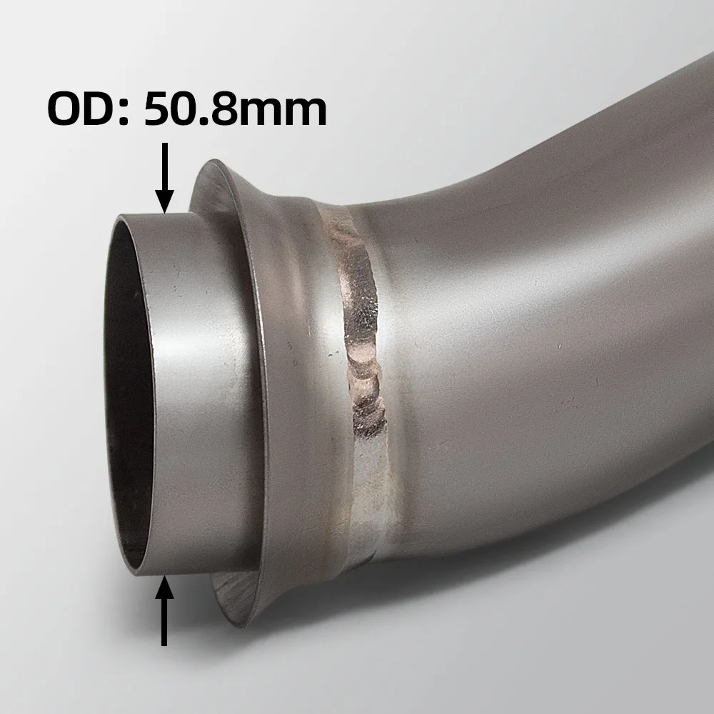 DUKE790/890 Exhaust Front Tube Street Bike Manifold Fit OEM Muffler For 790/890 DUKE R/GP 790/890ADV 790/890 Adventure R/Rally
