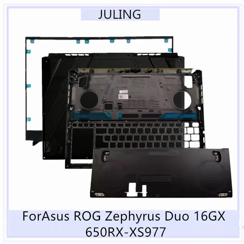 For ASUS ROG Zephyrus Duo 16 GX650RX-XS97 Laptop LCD Front Bezel/Palmrest Upper Case/Housing Bottom Case/Skeleton