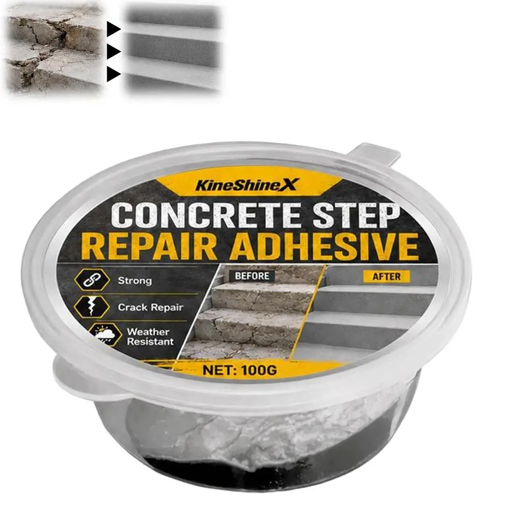 Concrete Step Repair Adhesive Cracks Filler Weatherproof Waterproof High Strength Strong Bonding Step Repair Adhesive Cement