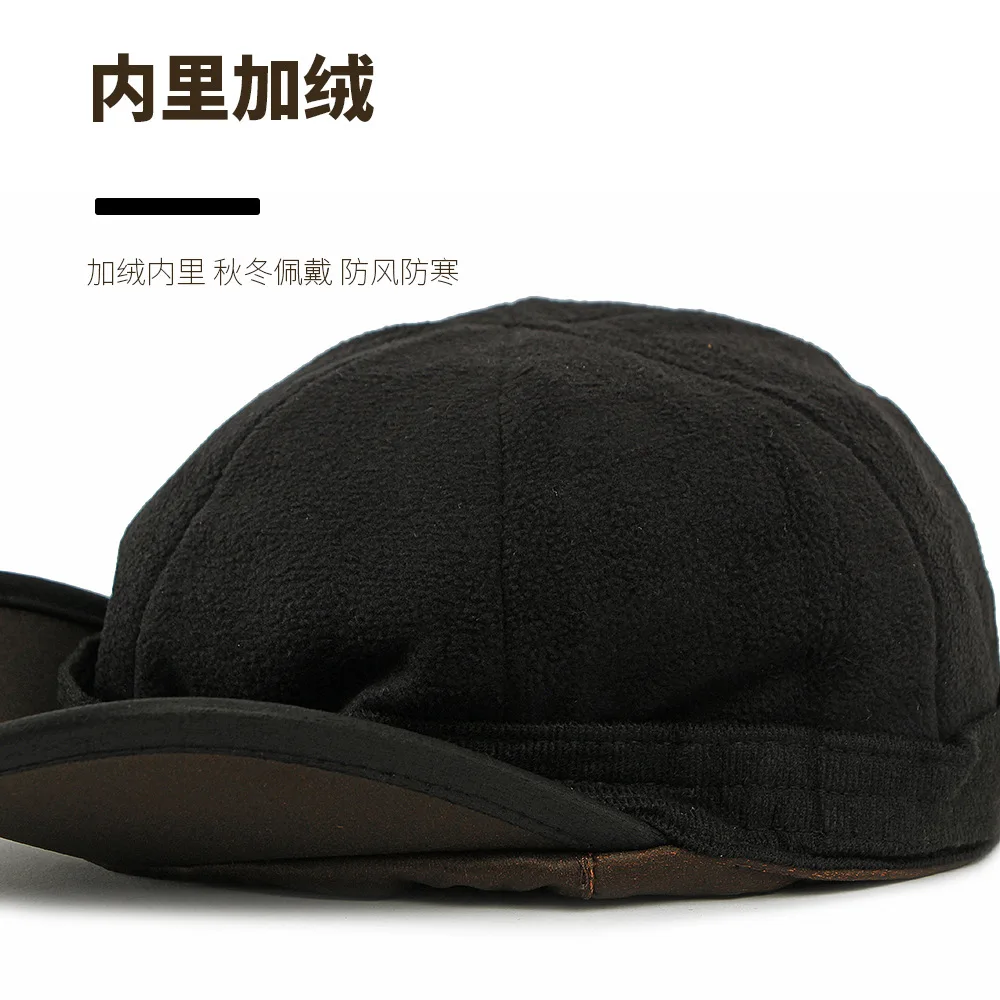 Baseball Cap For Women, New Autumn And Winter Style, Fleece-lined, Thickened, Warm, Korean Version, Fully Enclosed