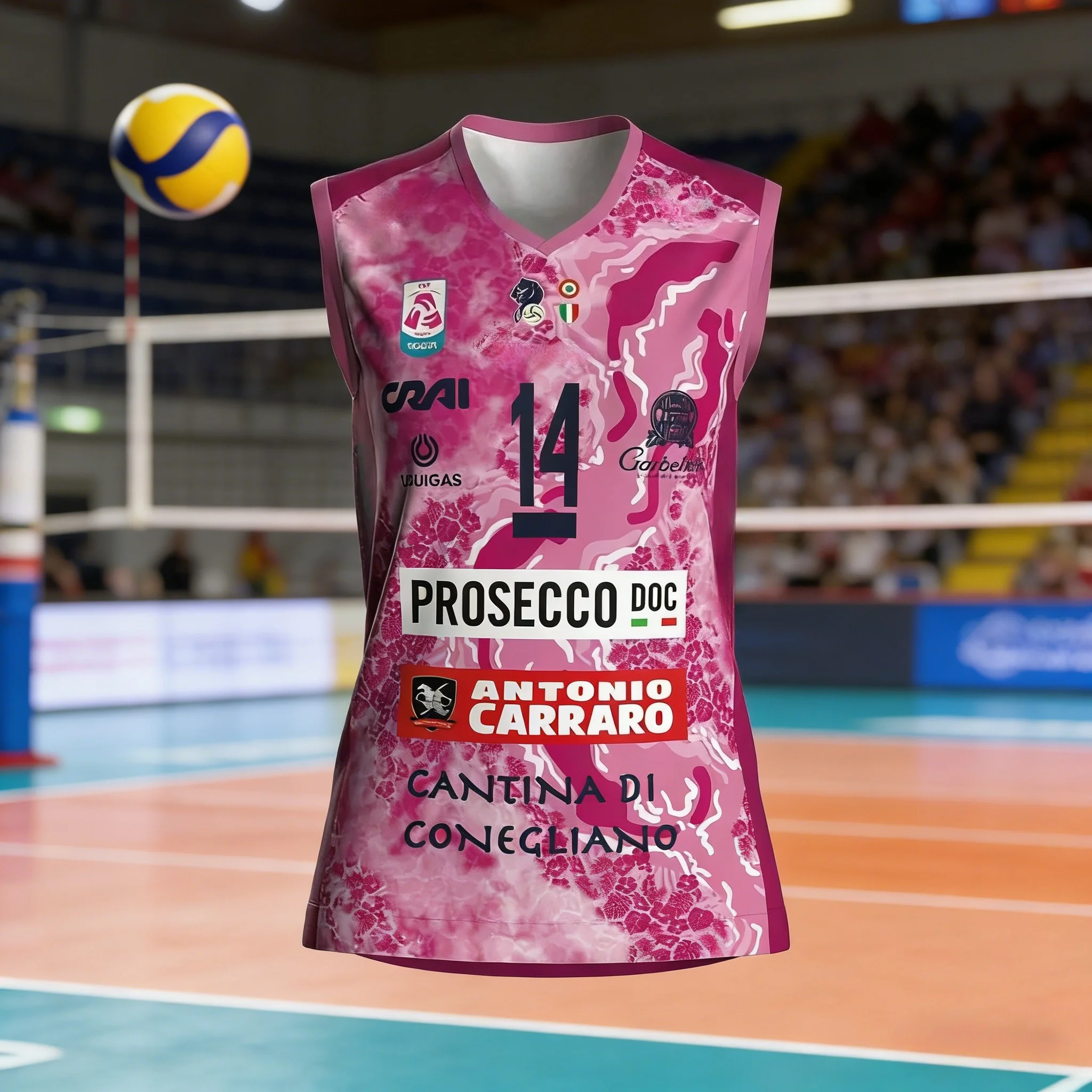 Meistverkauftes Volleyballtrikot für 2026 3D-gedrucktes Westendesign Atmungsaktiv und feuchtigkeitsableitend Geeignet für Familienkleidung – Detail 3