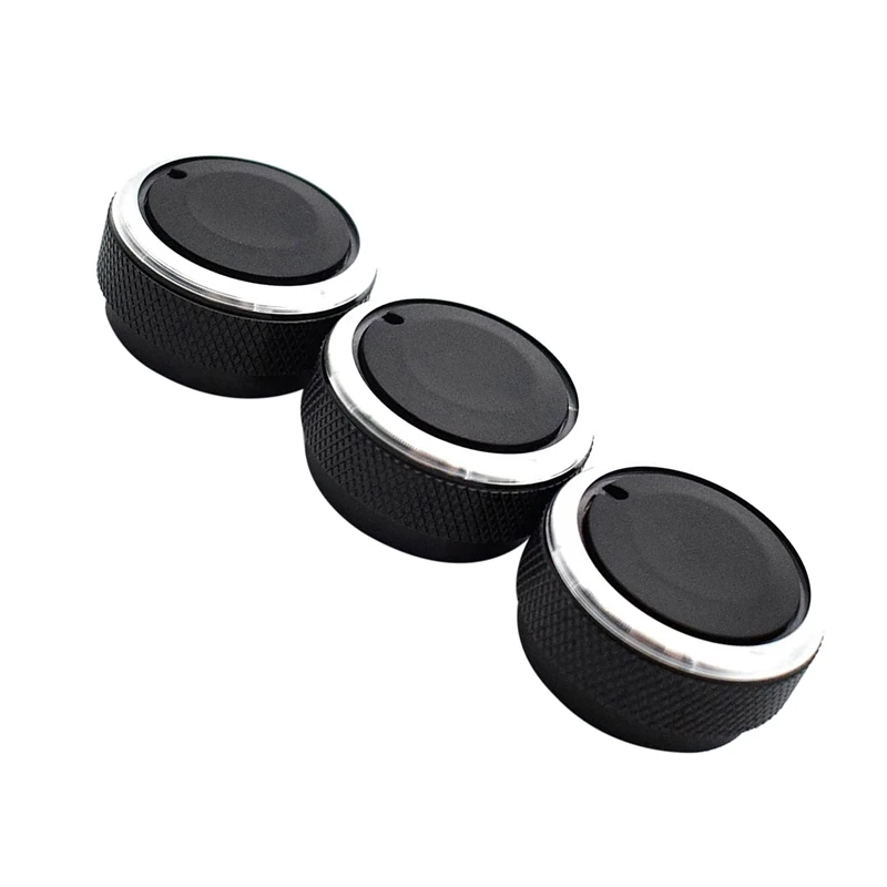 3Pcs AC Switch Knob Air Conditioning Heat Control Knobs For Toyota Tacoma Platz Vios Vitz Yaris Echo Scion X