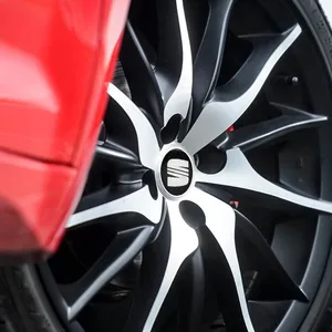 Car Cube Cub Caps Style Caps, Badge Cover Kidney, Seat FR, Cupra, Leon 2, MK2, 5F, Ibiza, Altear, Alhambra, Exeo, 60mm, 4pcs 8 Main Sales Centers Seat FR - №5