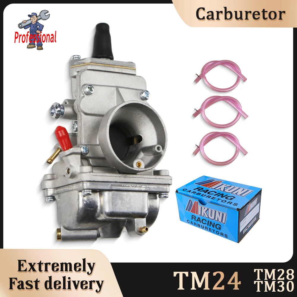 

Motorcycle Carburetor For Mikuni TM24 TM28 TM30 TM TMX 50-650cc CR250 KX125 KX150 2/4-stroke Engine