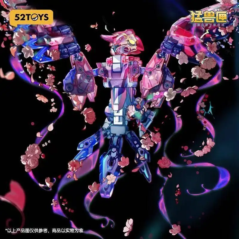 

52Toys Beastbox Sakura Parrot: Трансформируемая Меха-игрушка, сборная модель, прозрачно-розово-фиолетовая, коллекционная, модная игрушка для взрослых