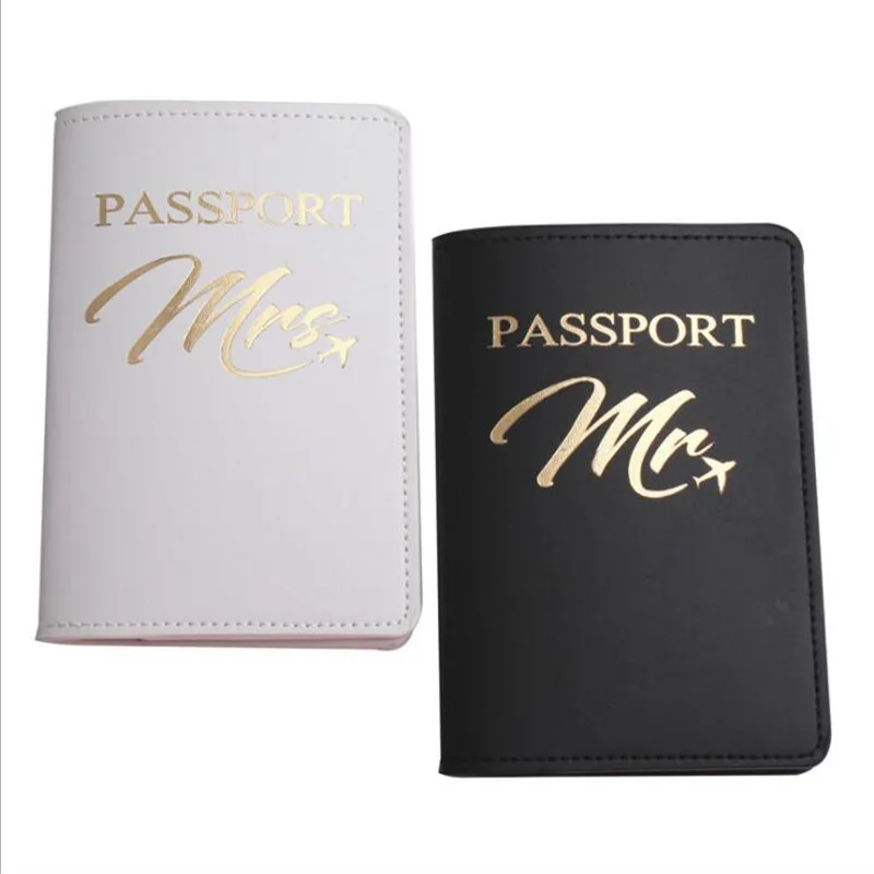 Fashion Couple Women Men Passport Cover Pu Leather  Travel ID Credit Card Passport Holder Packet Wallet Purse Bags Pouch