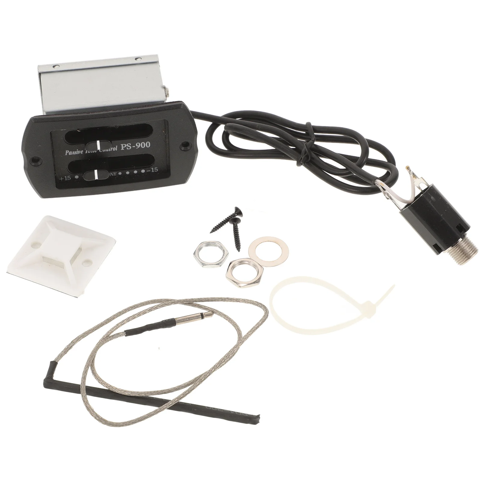 

Classical Guitar Pickup Featuring 2-Band Equalizer No Needed Piezo Preamp Acoustic Guitar Sound Booster Digital Tuner