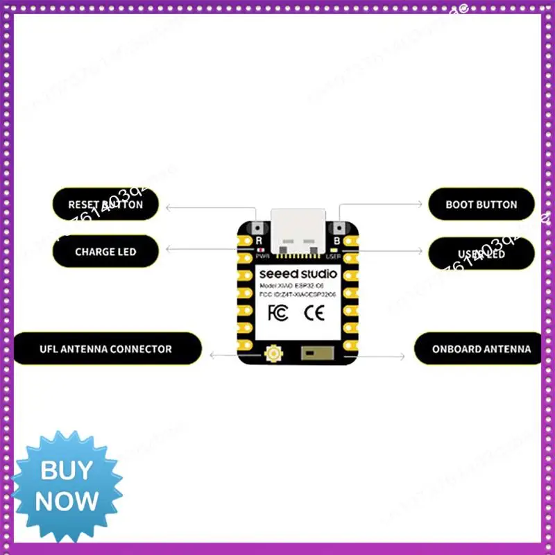 

Горячая Ltem XIAO ESP32C6 крошечная супер мини-плата Wi-Fi Bluetooth5.0 макетная плата для Arduino для Seeed Studio