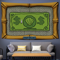 S-Sponge B-Bob S-SquarePant Tapestry Decoration Bedroom Dormitory Background Cloth Holiday Home Party Living Room Club Cloth