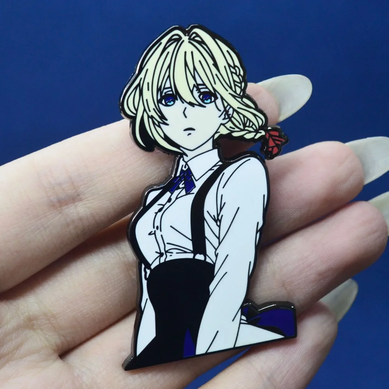 Violet of Evergarden Enamel Brooch Healing Warm Inspiring Anime Character Fine Anime Badge Collection Presents