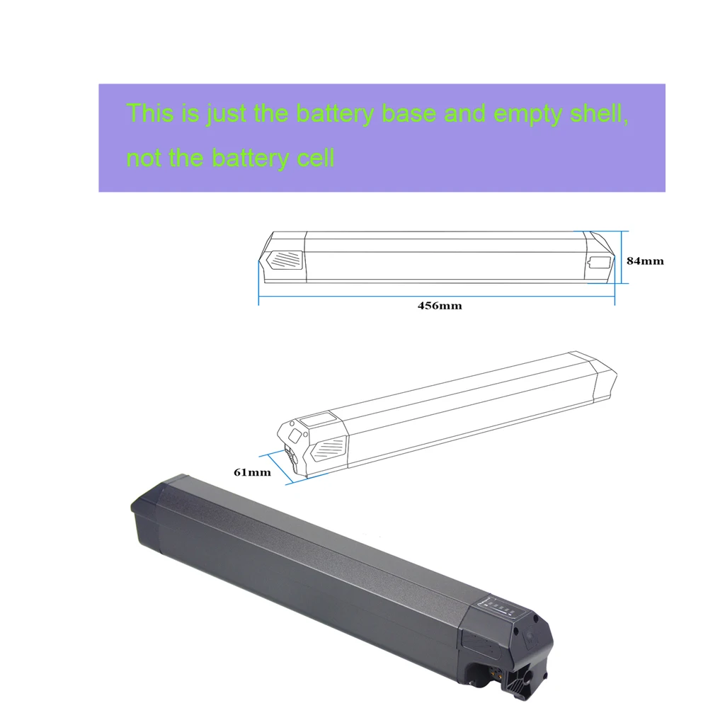 

Sunglight 2 ebike Battery base 36V 48V for Ebike box with just case, not including cells