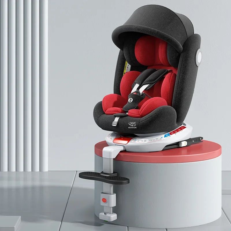 

Car Seat Newborn Baby Two-way Swivel Car Seat Adjustable Height Infant Safety Seat Sponge Cushion Reclining Child Safety Seat