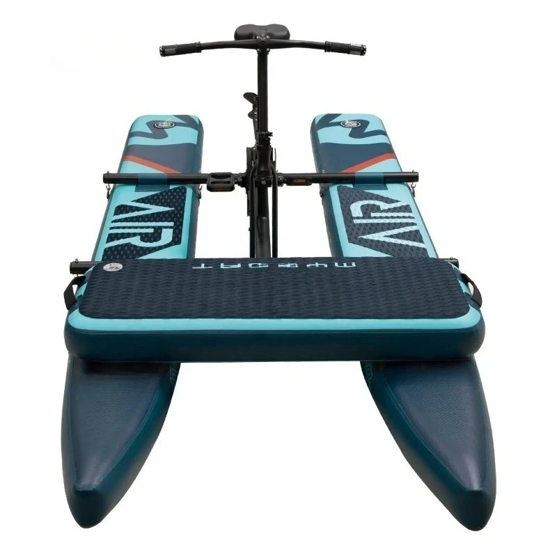 New Folding Inflatable Water Bike - Lightweight Pedal Cycle for Sea and Lake Recreation