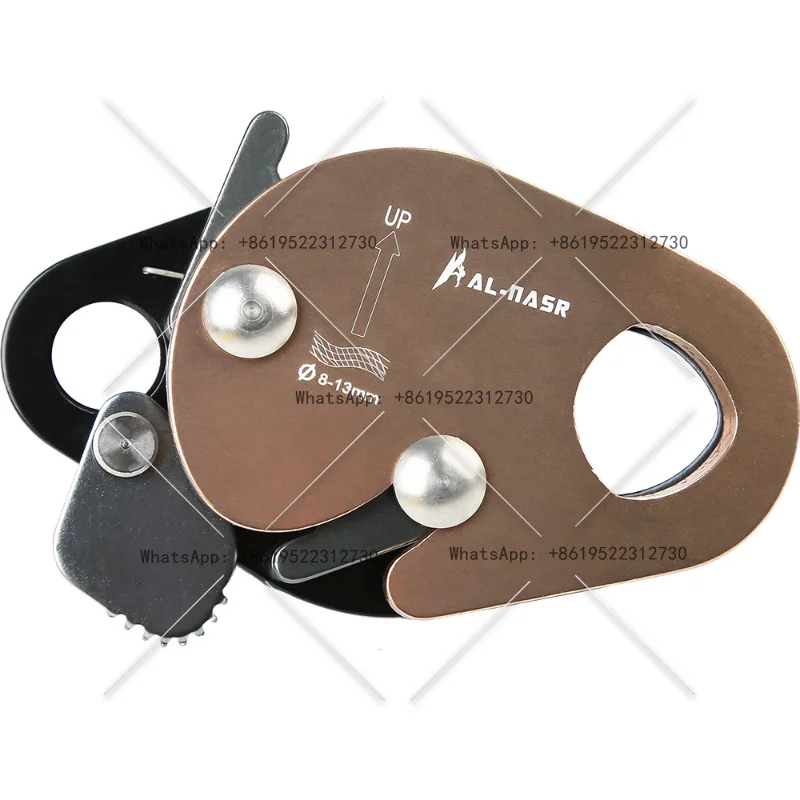 

Outdoor rock climbing, high-altitude rope grab, anti-fall rock climbing protector, quick drop stop, rope descender